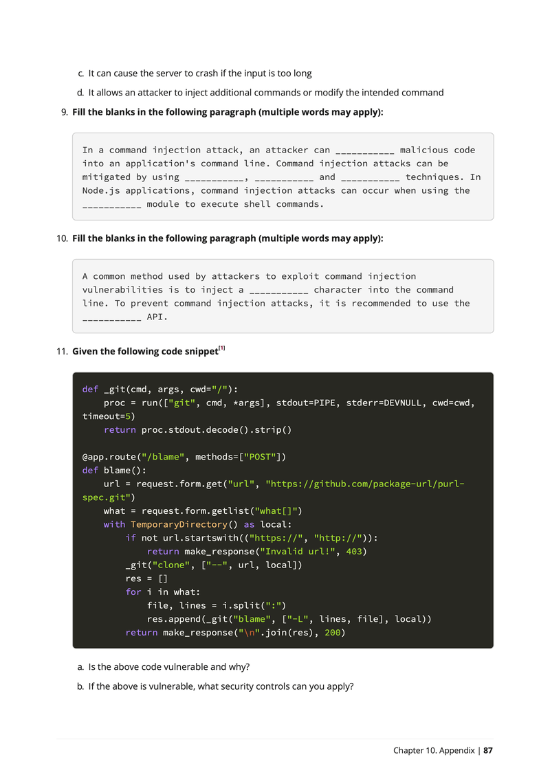 Node.js Secure Coding: Defending Against Command Injection Vulnerabilities