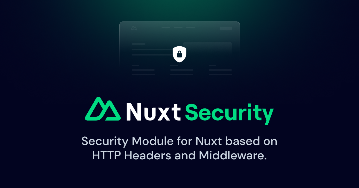 Nuxt security module